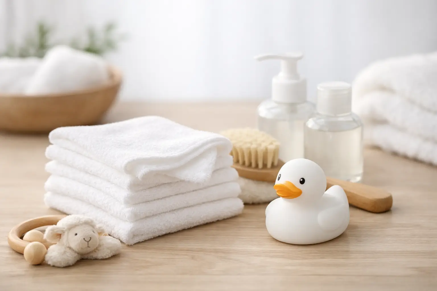 Fragrance Free Baby Bath Cloths for Gentle Care