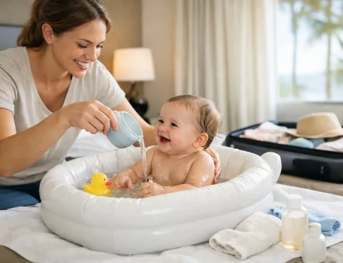 How to Bathe Baby/Toddler While Traveling Safely