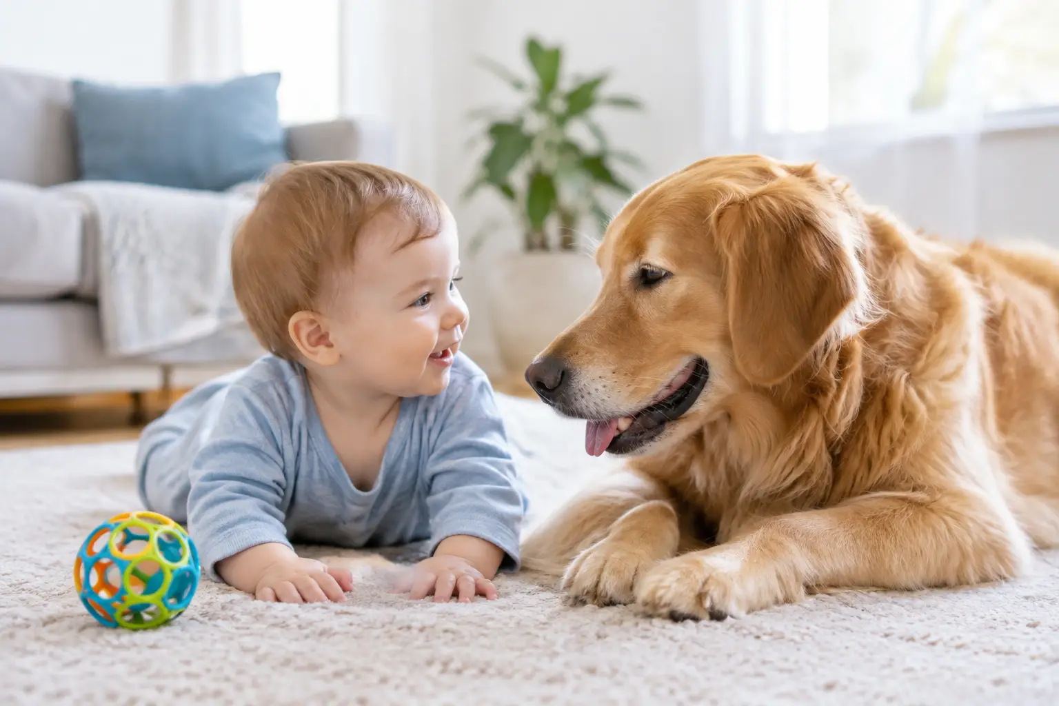 Babies and Pets Need Safe Daily Home Routines