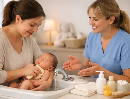 Newborn Bathing Without the Tub-Time Stress
