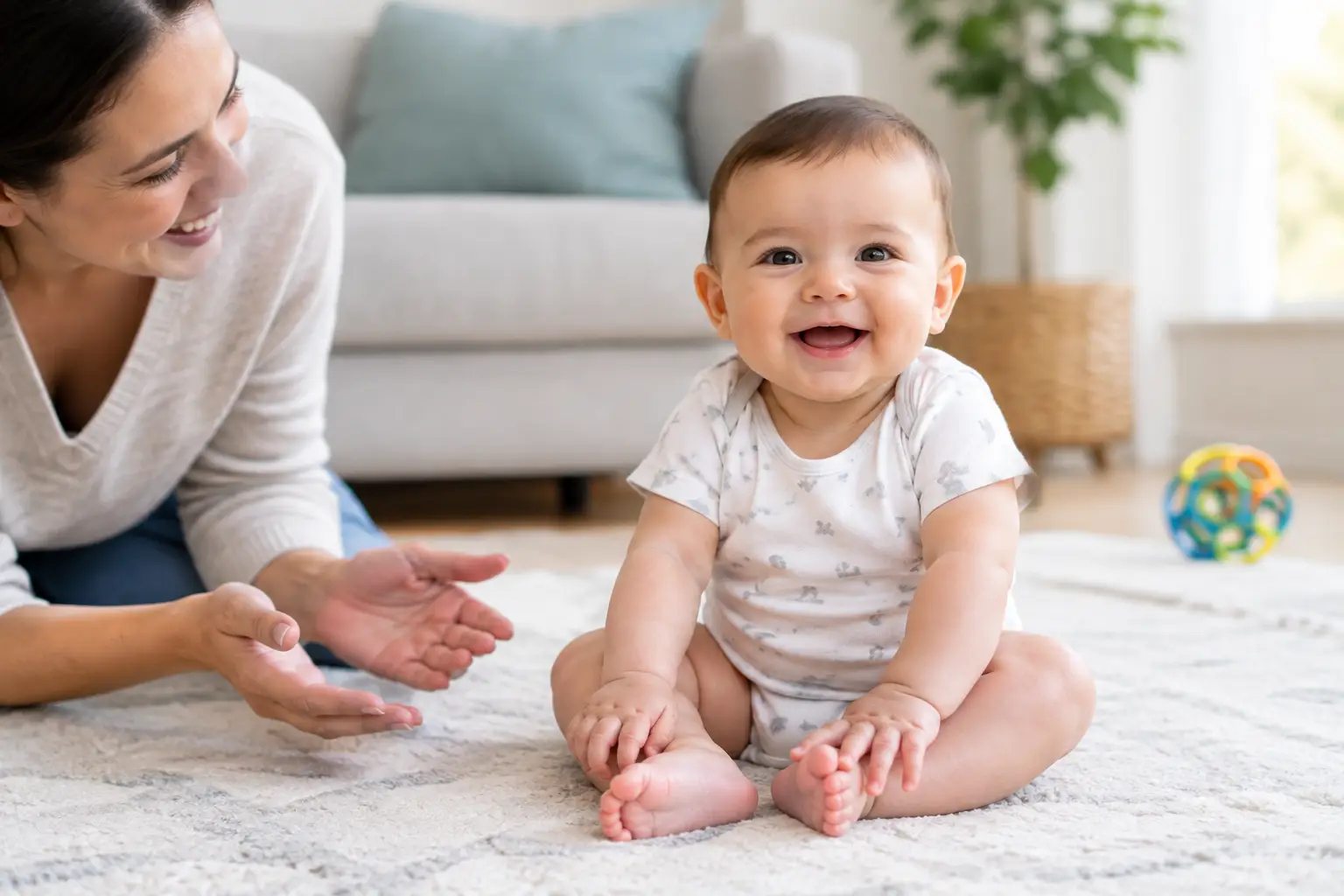 When Do Babies Sit Up? Helping Baby Build Skills